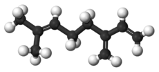 月桂烯分子结构