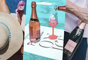 什么酒适合搭配海鲜或烧烤料理？粉红气泡酒是首选！