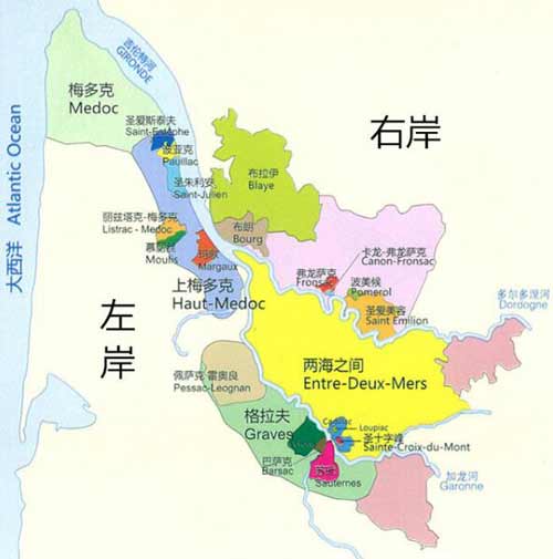 波尔多左岸右岸怎么区分的，河流分割形成截然不同的葡萄酒风格1.jpg