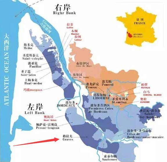 波尔多格拉夫葡萄酒怎么样，以口感圆润细腻的白葡萄酒闻名