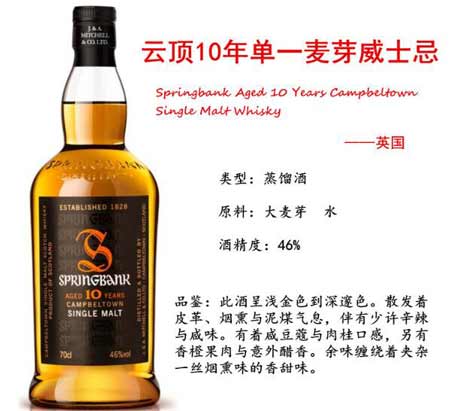 云顶10年威士忌的特点