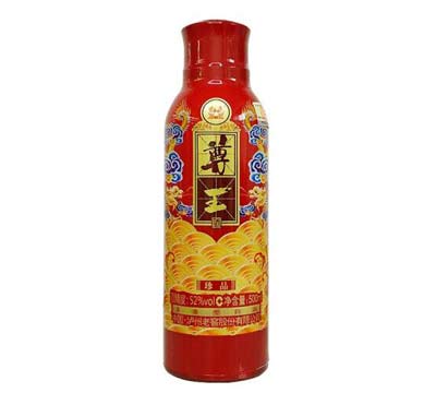 泸州老窖尊王价格表及图片，低端贴牌神酒口感一般价值不过百