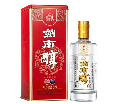 剑南春剑南醇42价格浓香型白酒价格及特点