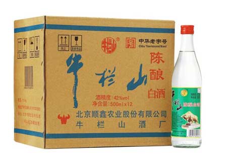 牛栏山陈酿白酒42度 500ml多少钱