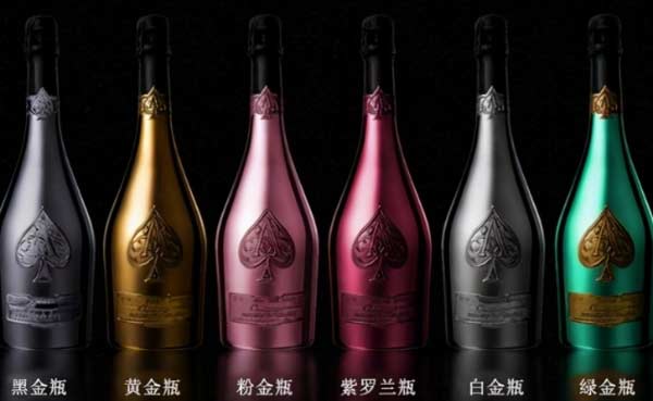 顶级奢侈品牌的香槟——纯人工酿制的黑桃a什么价格
