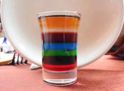 三色五色七色彩虹鸡尾酒的口感及其调制方法介绍