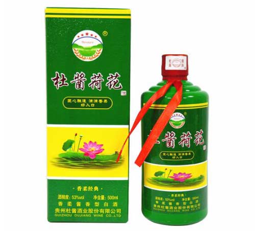 杜酱荷花酒53度多少钱一瓶，口感特点介绍