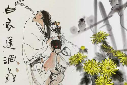谁给陶渊明送酒?重阳节的传说之“白衣送酒”