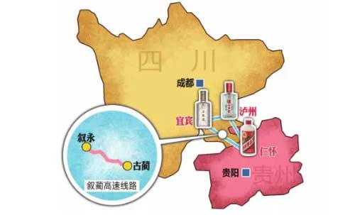 除了茅台镇，还有那些地方产酱香型白酒