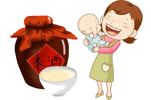 为什么传统的坐月子要吃月米酒？