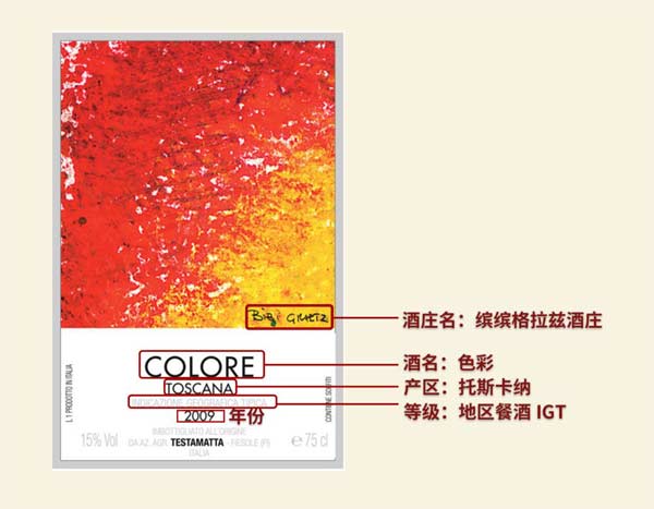 教你如何看葡萄酒的酒标 -酒标的5个基本组成要素
