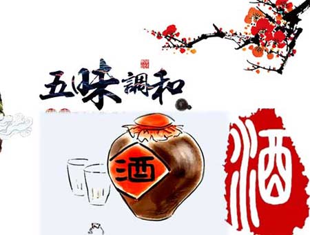 白酒滋味的构成：辣味、苦味、甜味、涩味、酸味等